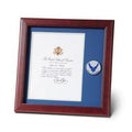 Air Force Medallion,Memorial Mahogany Wood Certificate Frame.