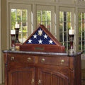 Burial Display case for flag - US Emblem
