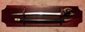 Sword Holder Personalized Laser Engraved Metal Plate