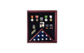 4 x 6 Flag Display Case Combination For Medals Photos - Photo and Badge.