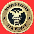 Air Force wall tribute, Laser Wall Tributes Hand Made By US Veterans