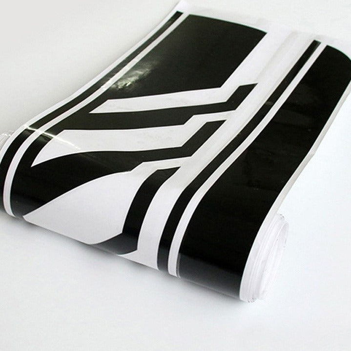 Striped Personality Car Decal Car Body Sticker Garland