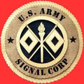 Signal Corps Wall Tributes Signal Corps Wall Plaque is Completely handmade