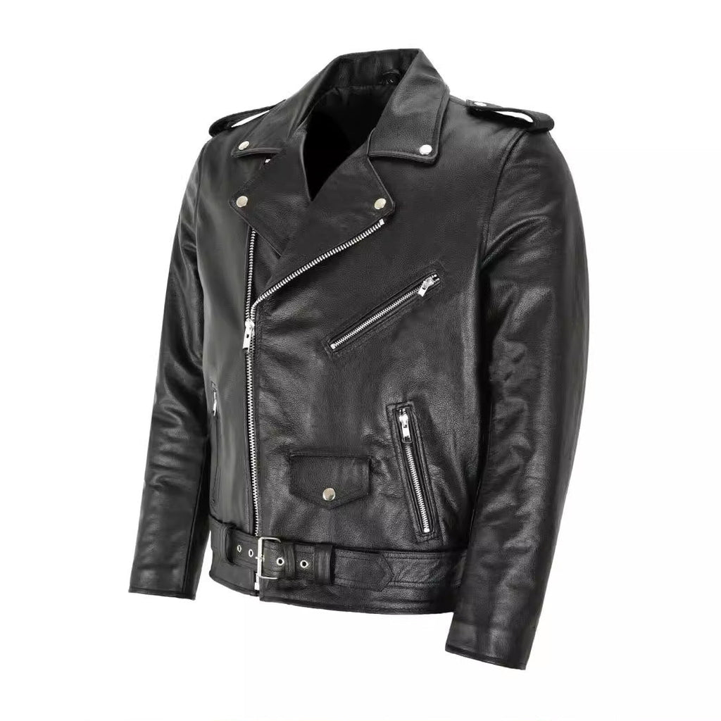 Popular Motorcycle Leather Men's Leather Clothing