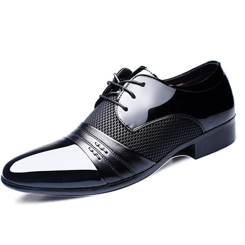 Fashionable Korean-style Leather Shoes For Men