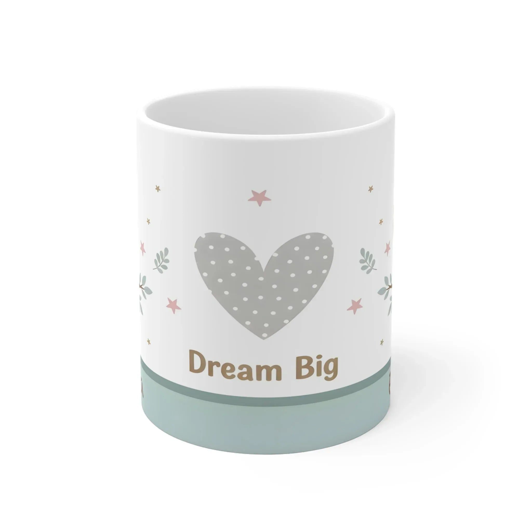 Dream Big Owl Mug — Personalized 11oz Cute Nursery Coffee Cup
