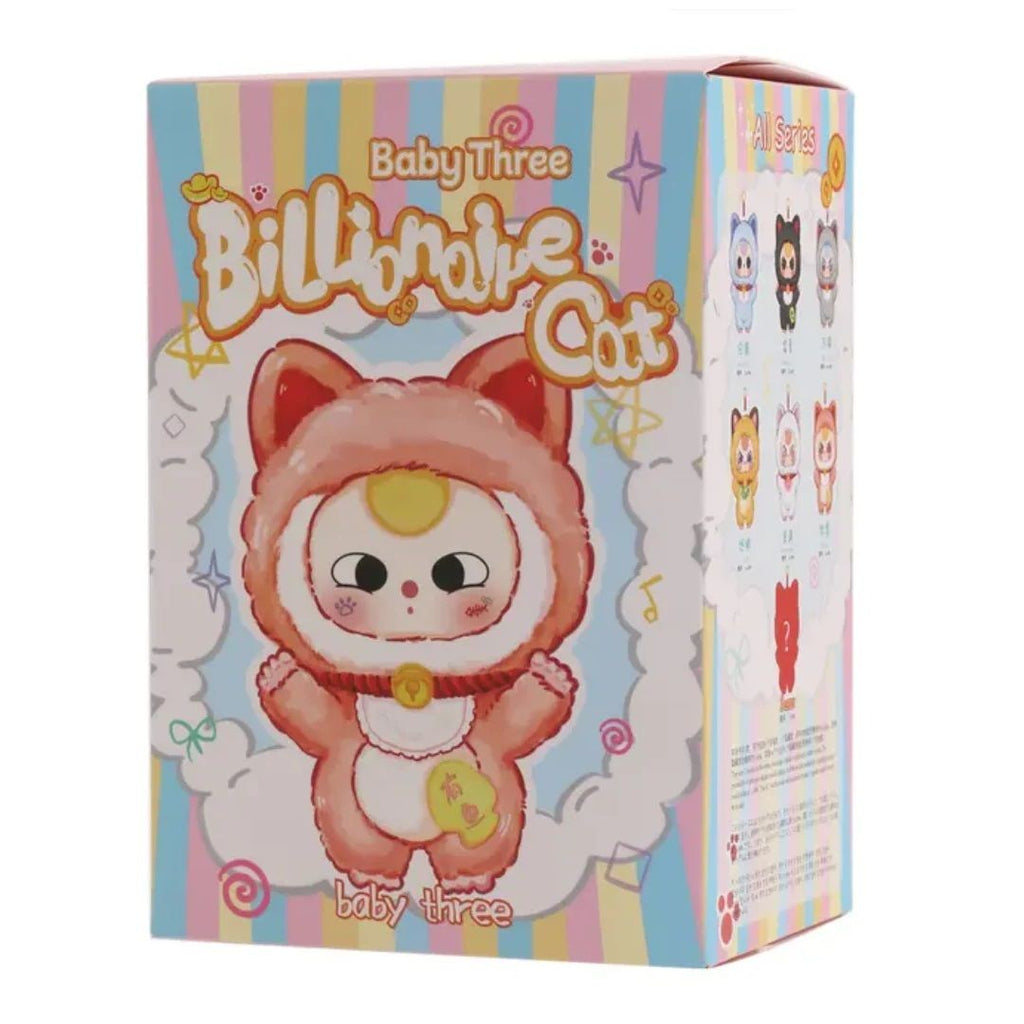 Baby Three Billionaire Cat Mystery Plush - Blind Box Toy