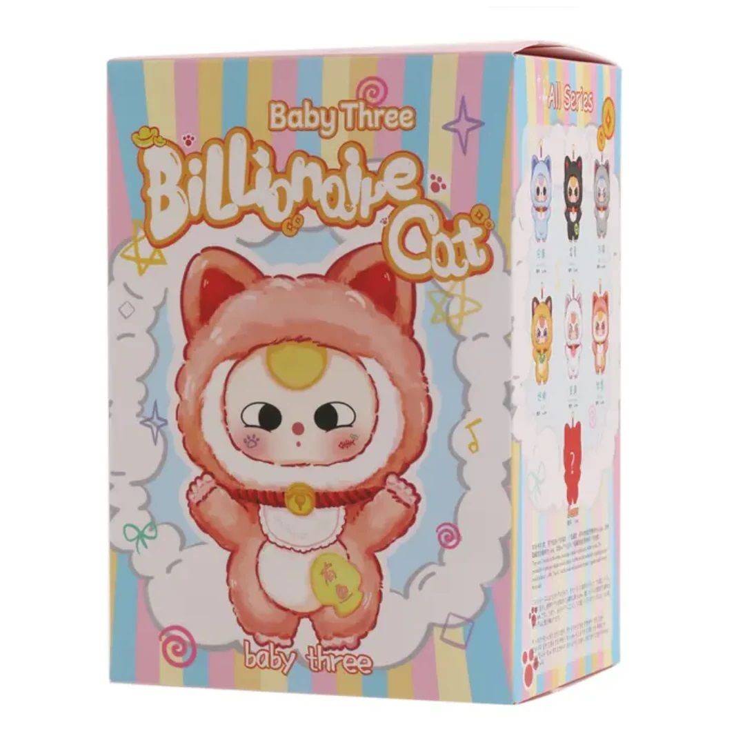 Baby Three Billionaire Cat Mystery Plush - Blind Box Toy