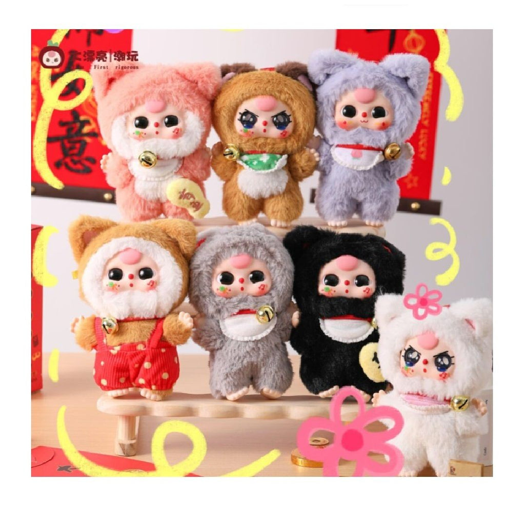 Baby Three Billionaire Cat Mystery Plush - Blind Box Toy