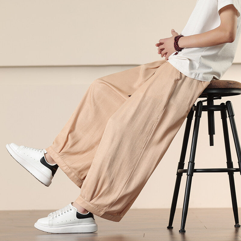 Casual Men's Retro Loose Plus Size Harem Pants
