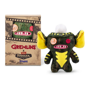 Zuru Fuggler Gremlins Stripe Green Funny Ugly Monster Plush Toy 9 Inch