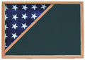 Shadow box to hold a 5’ X 9.5’ flag, Flag medal display frame