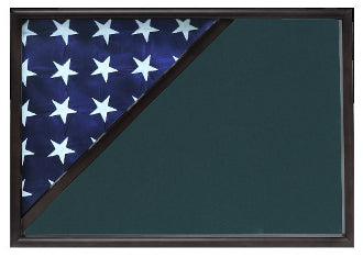 Shadow box to hold a 5’ X 9.5’ flag, Flag medal display frame