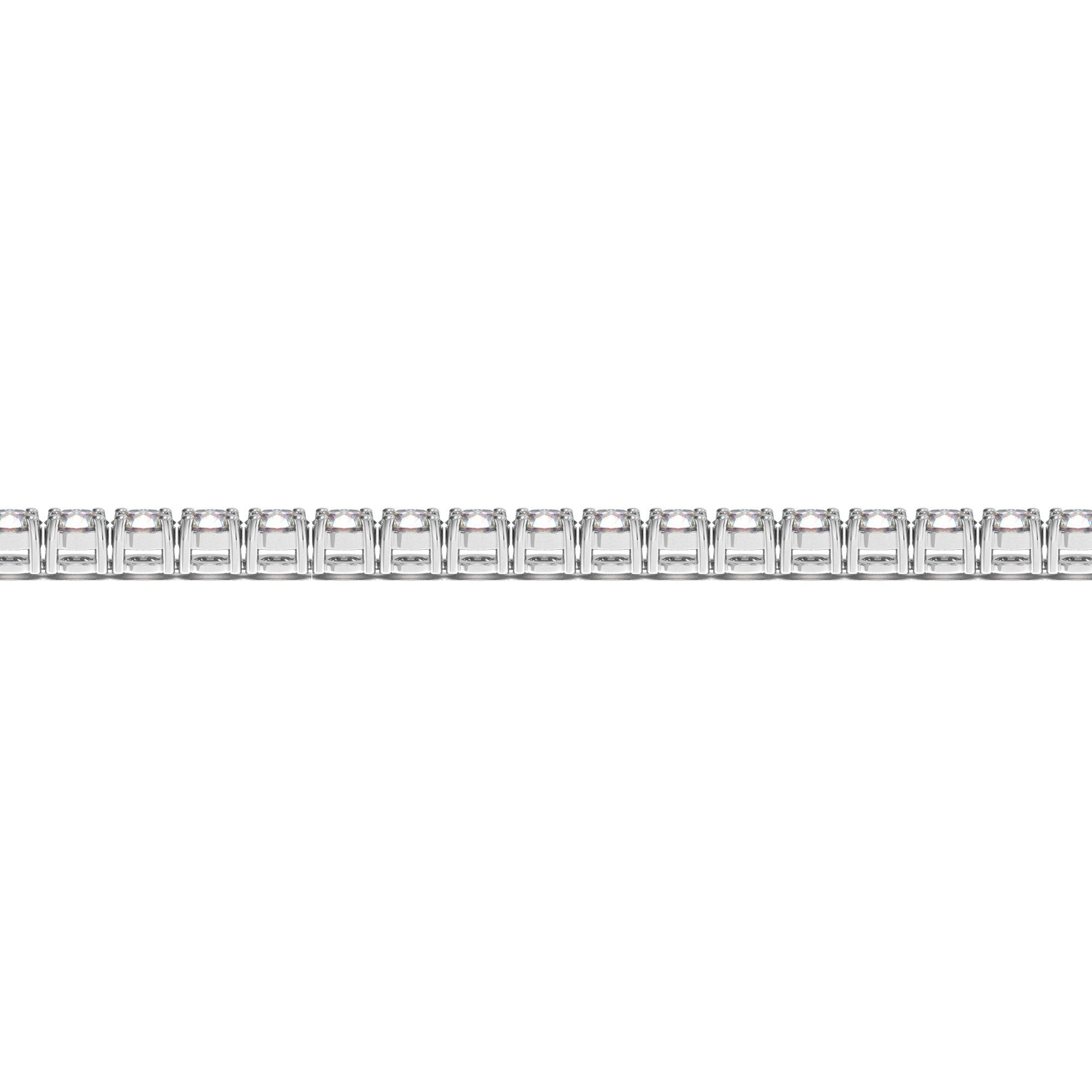 Lab Grown Round Diamond Tennis Bracelet in 14k White Gold (6 cctw F/G  VS2/SI1)