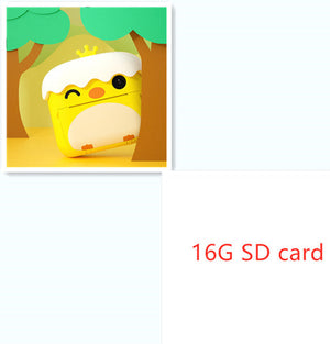 Yellow 16GB SD card