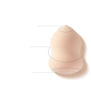 Natural color makeup egg