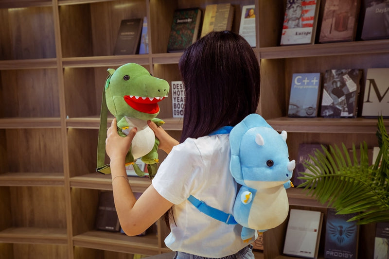 Tyrannosaurus Triceratops Dinosaur Plush Toy Backpack Infant Children's Backpack