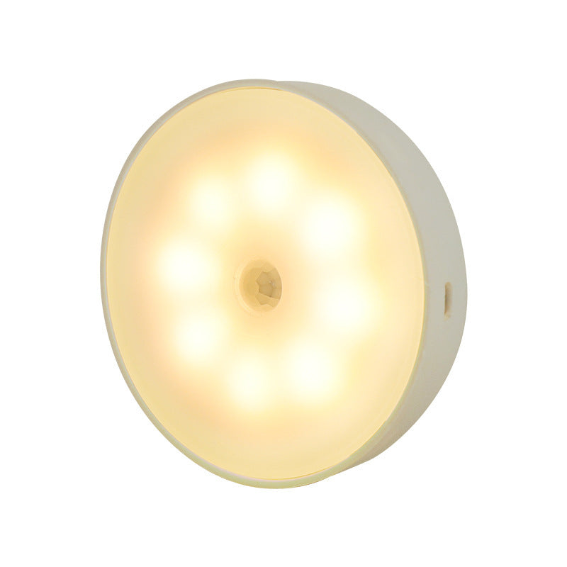 LED Motion Sensor Puck Lights – Rechargeable Under Cabinet Lighting, Wireless USB