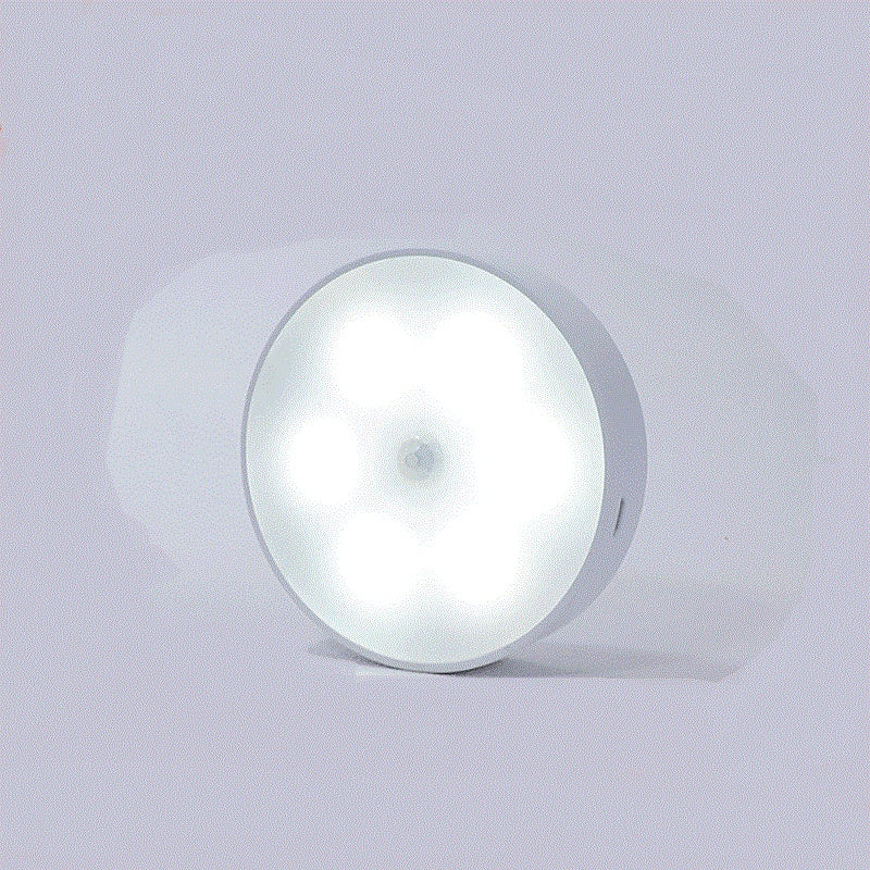 LED Motion Sensor Puck Lights – Rechargeable Under Cabinet Lighting, Wireless USB