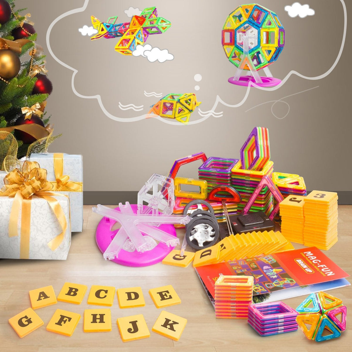 Mini Magnetic Building Pieces