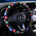 Beetle Printed Cloth Series Car Steering Wheel Cover