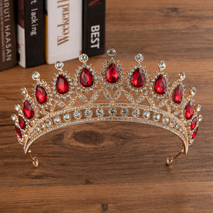 H032 Gold Red Crown