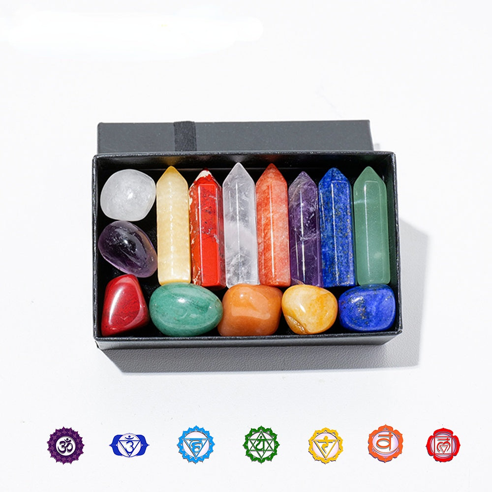 Seven Chakras Energy Set – Yoga Jewelry Collection for Home Decor