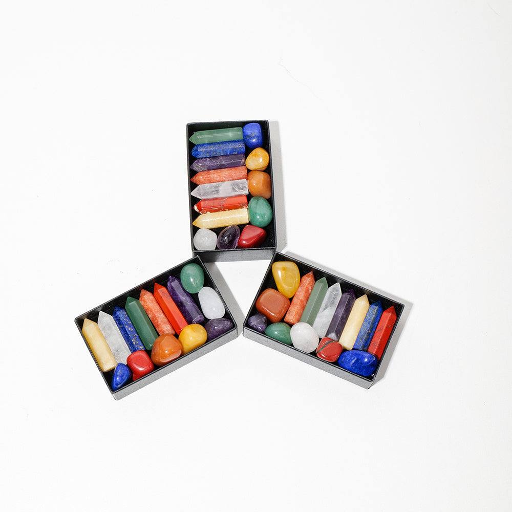 Seven Chakras Energy Set – Yoga Jewelry Collection for Home Decor