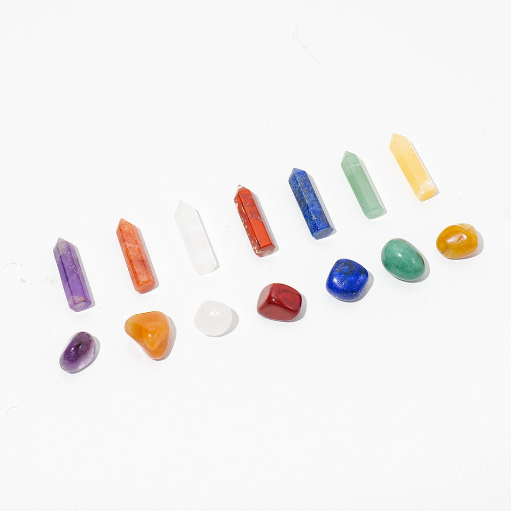 Seven Chakras Energy Set – Yoga Jewelry Collection for Home Decor