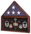Large Flag and Memorabilia Display Cases.