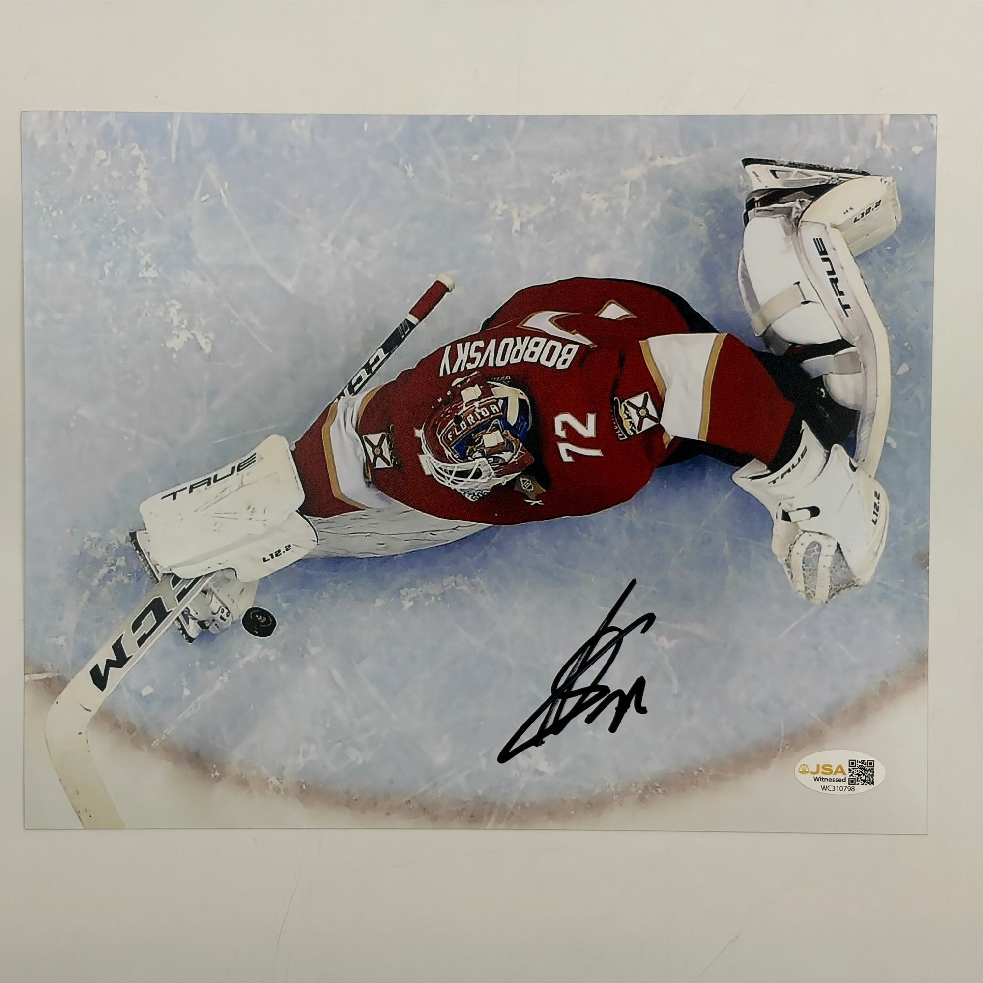 Autographed/Signed Sergei Bobrovsky Florida Panthers 8x10 Hockey Photo JSA COA