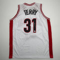 Autographed/Signed Jason Terry Arizona White College Basketball Jersey JSA COA