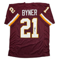 Autographed/Signed Earnest Byner Washington Maroon Football Jersey JSA COA