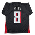 Autographed/Signed Kyle Pitts Atlanta Black Football Jersey Beckett BAS COA