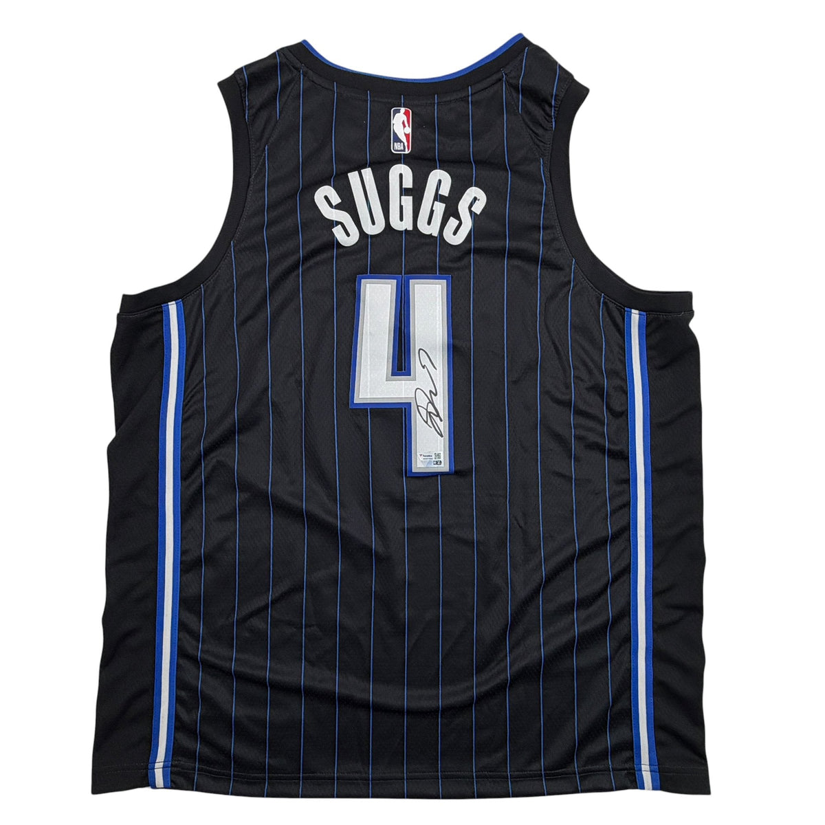 Autographed/Signed Jalen Suggs Orlando Magic Black Authentic Basketball Jersey Fanatics COA