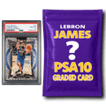 LeBron James PSA 10 Graded Basketball Card Mystery Pack