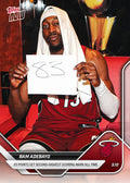 2025 Topps Now Bam Adebayo #201SP 83 Points Sets Second Highest Scoring Mark All Time Miami Heat Basketball Card
