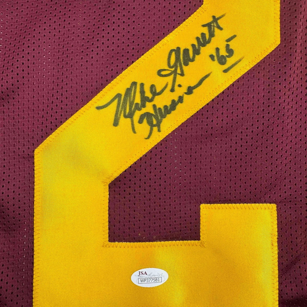 Autographed/Signed Mike Garrett Heisman 65 USC Southern Cal Red College Football Jersey JSA COA