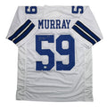 Autographed/Signed Kenneth Murray Jr. Dallas White Football Jersey Beckett BAS COA
