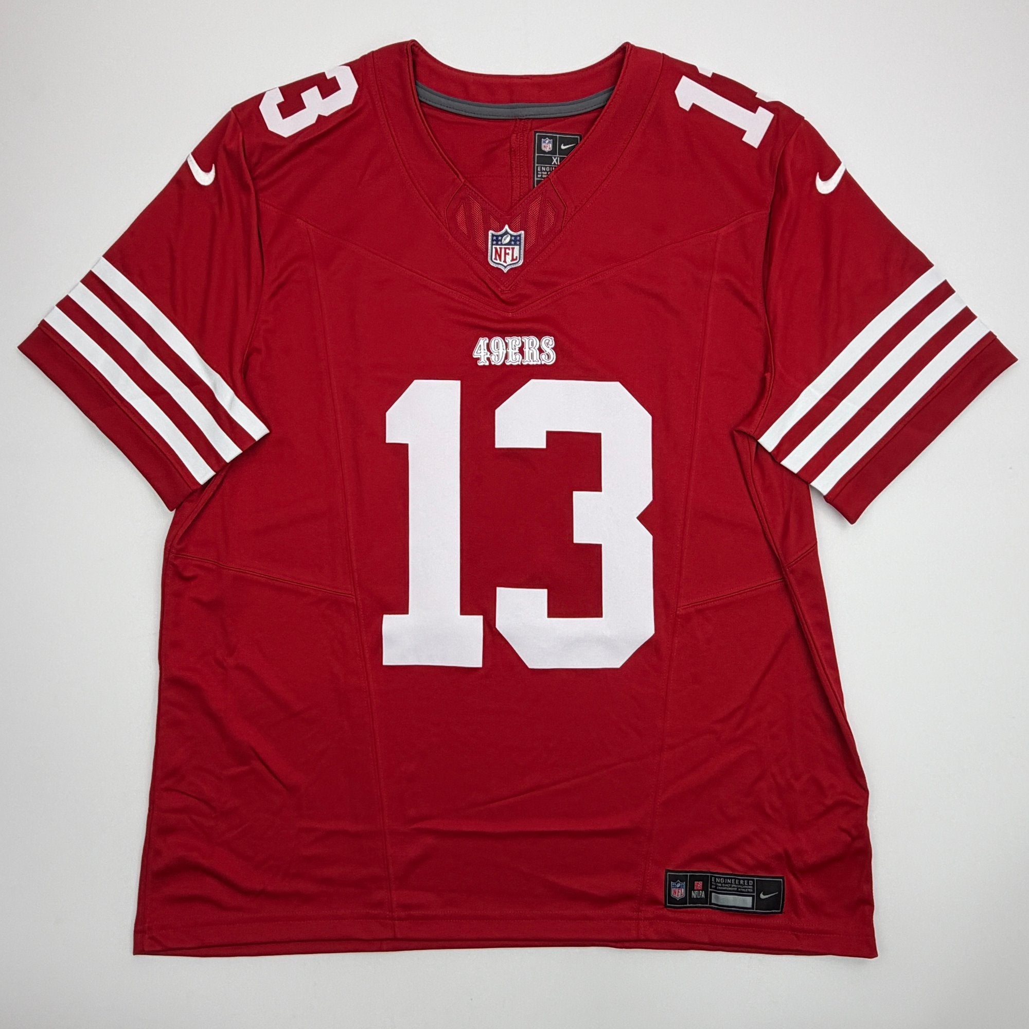 Autographed/Signed Brock Purdy San Francisco 49ers Red Authentic Football Jersey Fanatics COA