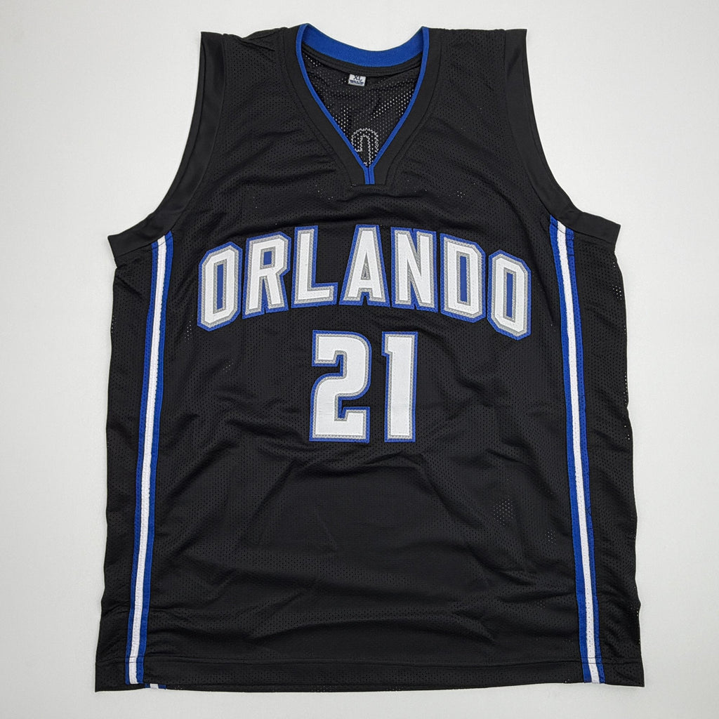 Autographed/Signed Moritz Moe Wagner Orlando Black Basketball Jersey Pristine PA COA