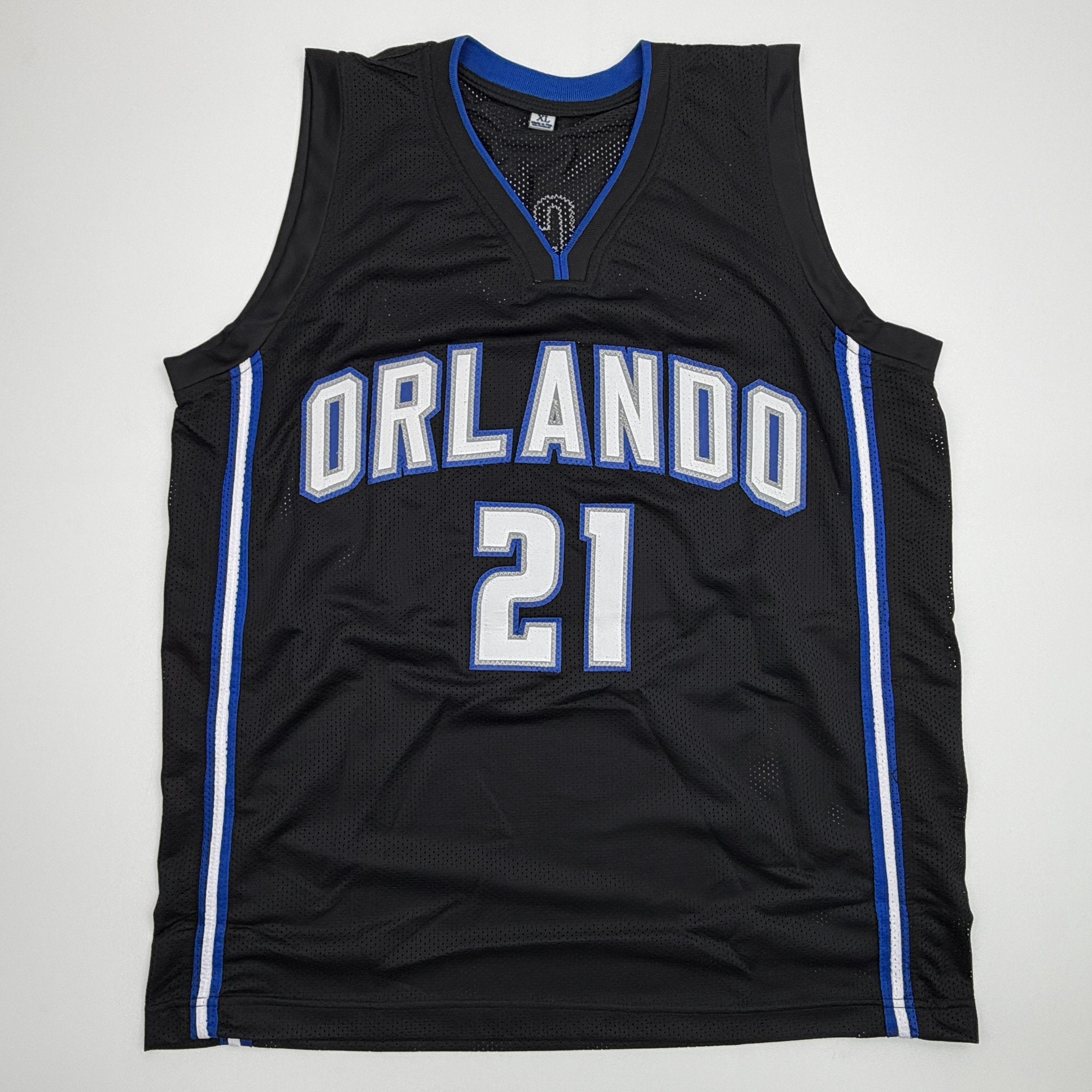 Autographed/Signed Moritz Moe Wagner Orlando Black Basketball Jersey Pristine PA COA