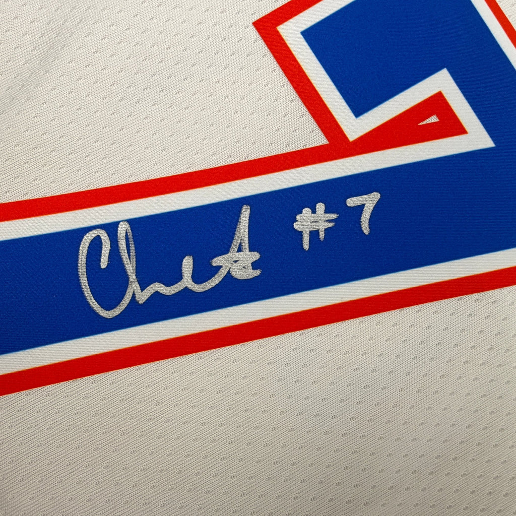 Autographed/Signed Chet Holmgren Oklahoma City OKC Thunder Blue Authentic Basketball Jersey Fanatics COA