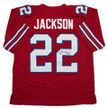 Autographed/Signed Fred Jackson Buffalo Red Football Jersey JSA COA