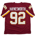 Autographed/Signed Albert Haynesworth Washington Maroon Football Jersey JSA COA
