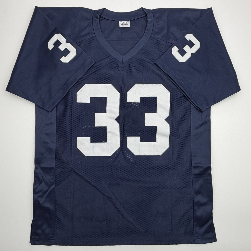 Autographed/Signed Dani Dennis-Sutton Penn State Blue College Football Jersey JSA COA