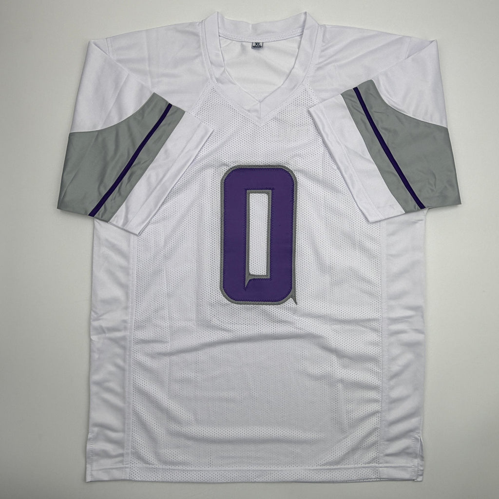 Autographed/Signed Ivan Pace Jr. Minnesota White Out Alternate Football Jersey Beckett BAS COA