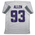 Autographed/Signed Jonathan Allen Minnesota White Out Alternate Football Jersey Beckett BAS COA