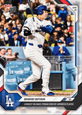 2026 Topps Now Shohei Ohtani #71 Longest On Base Streak Ever By Japanese Player Los Angeles Dodgers Baseball Card