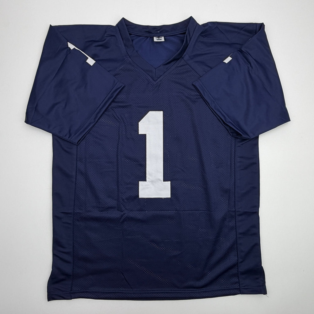 Autographed/Signed Jaylen Reed Penn State Blue College Football Jersey JSA COA
